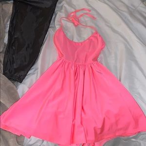 Hot pink American apparel dress